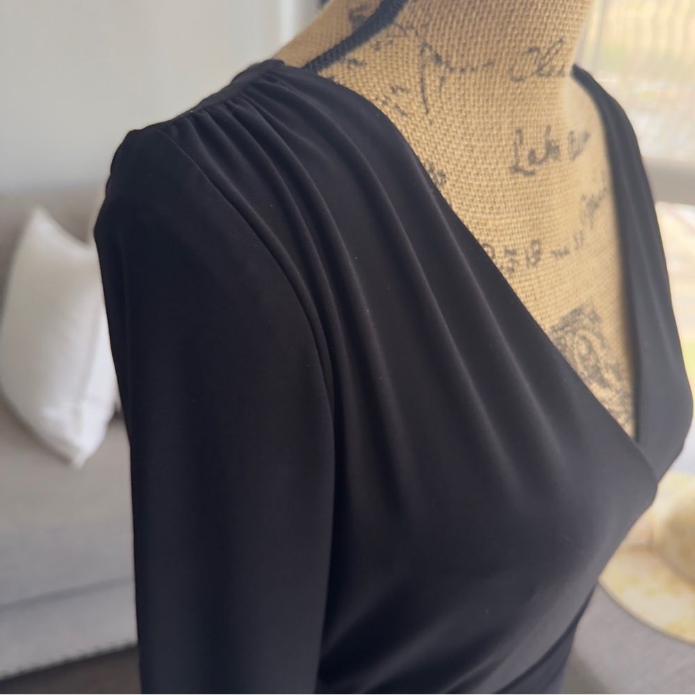 Ralph Lauren Black Long Sleeve Dress - Picture 7 of 10